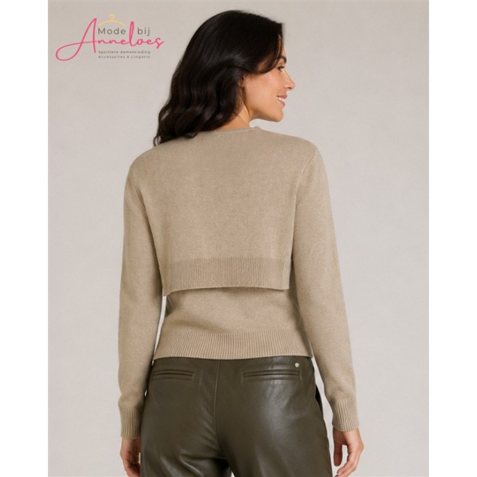 Lady Day vest Jules sjaaltje Pepper Melange Lady Day vest Jules sjaaltje Pepper Melange